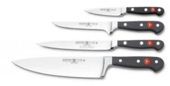 Wusthof Classic Knife Bag With 4 Kitchen Knives -Kitchen Knife Shop wusthof classic knife bag with 4 kitchen knives 2