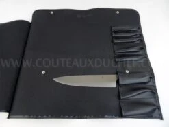 Wusthof Empty Roll Bag With Space For 9 Kitchen Knives - Synthetic Leather -Kitchen Knife Shop wusthof empty roll bag 9 kitchen knives synthetic leather 3